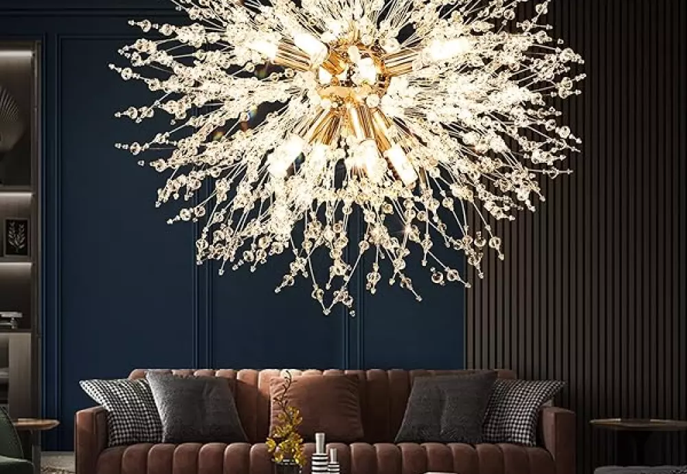 round crystal chandelier